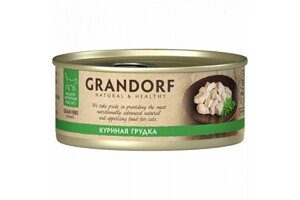 Grandorf консервы для кошек куриная грудка, Грандорф 70г