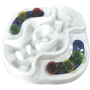 M-Pets интерактивная миска Нолена, М-Петс 500мл белый пластик