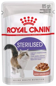 Royal Canin Sterilised пауч кусочки в соусе, Роял Канин 28*85 г