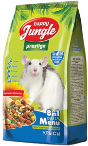 Корм Happy Jungle Престиж для крыс, Хэппи Джунгли 500 г