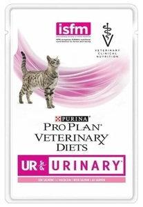 Purina UR Urinary Feline пауч с лососем, Пурина