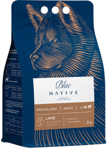 Blue Native Holistic корм для взрослых собак средних и крупных пород ягнёнок, Блю Нэтив 10 кг
