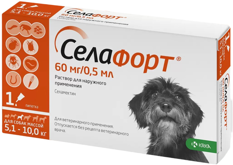 Селафорт KRKA для собак