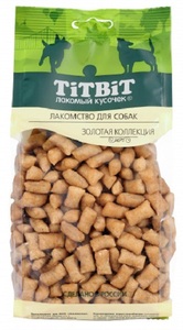 TitBit Подушечки глазированные с начинкой из индейки для собак, ТитБит  400г