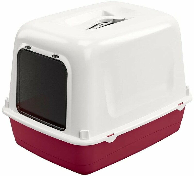 Туалет Ferplast Clear Cat 10 закрытый с угольным фильтром, Ферпласт