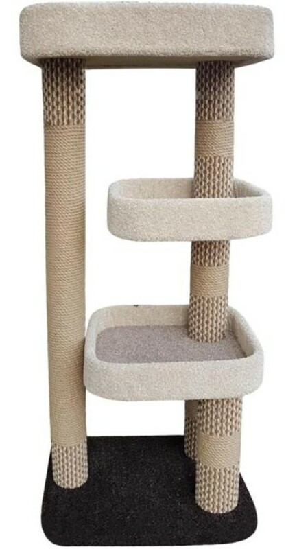 КЛК когтеточка с тремя лежанками ЕткЗоо