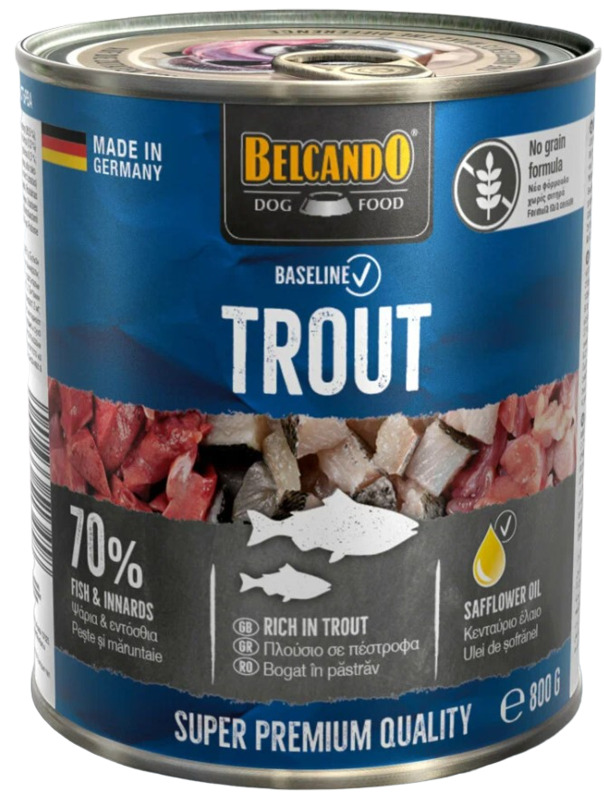 Консервы Belcando Форель для собак, Белькандо