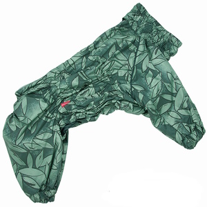 Комбинезон дождевик ForMyDogs зеленый для мальчиков, ФоМайДог В1 (спина 40см грудь 70 см)