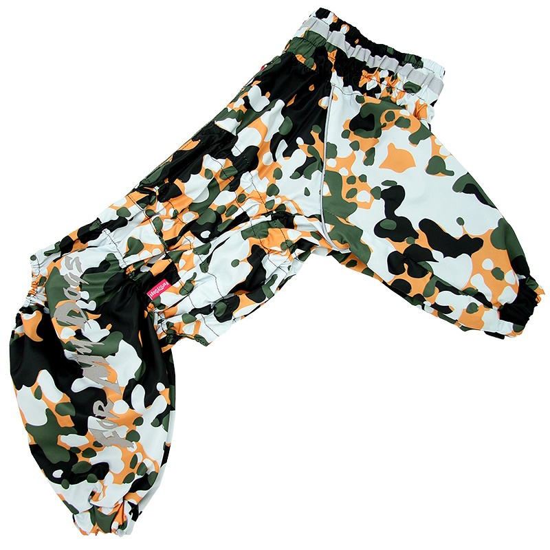 Комбинезон дождевик ForMyDogs милитари для мальчиков, ФоМайДог