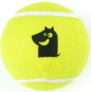Игрушка Mr.Kranch Теннисный мяч большой, Мистер Кранч 10 см желтый