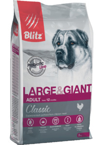 Blitz для собак крупных и гагантских пород, Блитс 2кг