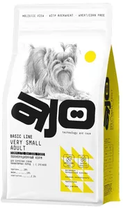 Корм AJO Very Small Adult с индейкой, ягненком и гречкой, Айо