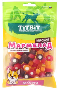 TitBit мармелад мясной ассорти, ТитБит 120 г