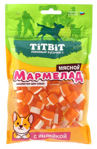 TitBit мармелад мясной с индейкой, ТитБит 120 г