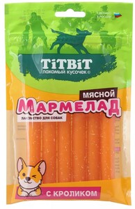 TitBit мармелад мясной с кроликом, ТитБит 120 г