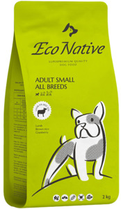 Eco Native Adult Small ягненок с бурым рисом, Эко Натив 2 кг