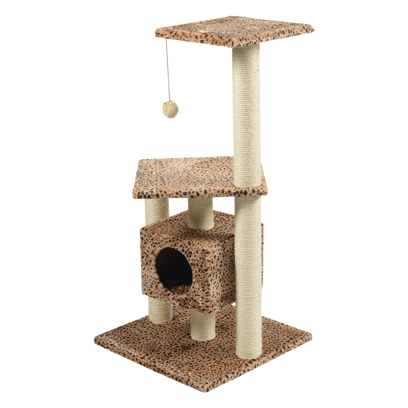 Triol Игровой комплекс для кошек Тонус леопардовый, Триол