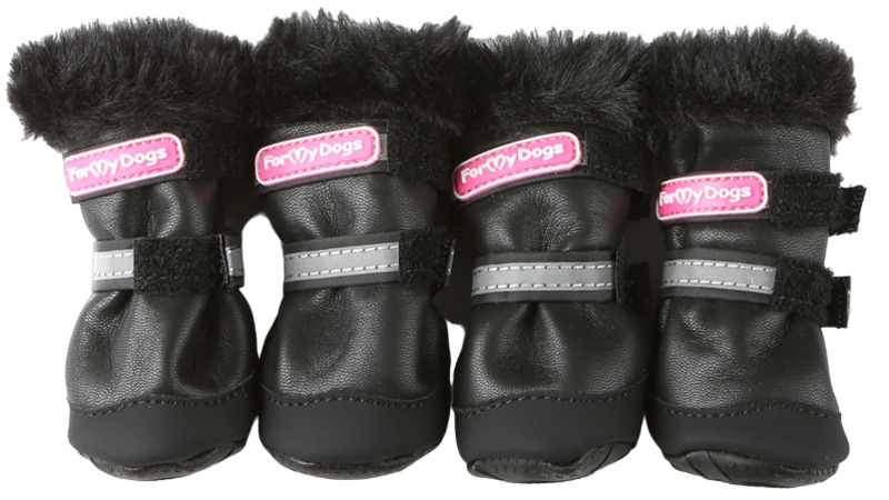 Сапоги ForMyDogs зимние с усиленным носком черные, ФоМайДог