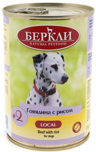 Berkley Local Beef & Rice for Dogs, Беркли