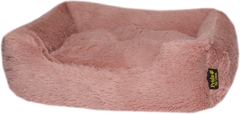 Лежанка Прайд меховая пудровая, Pride
