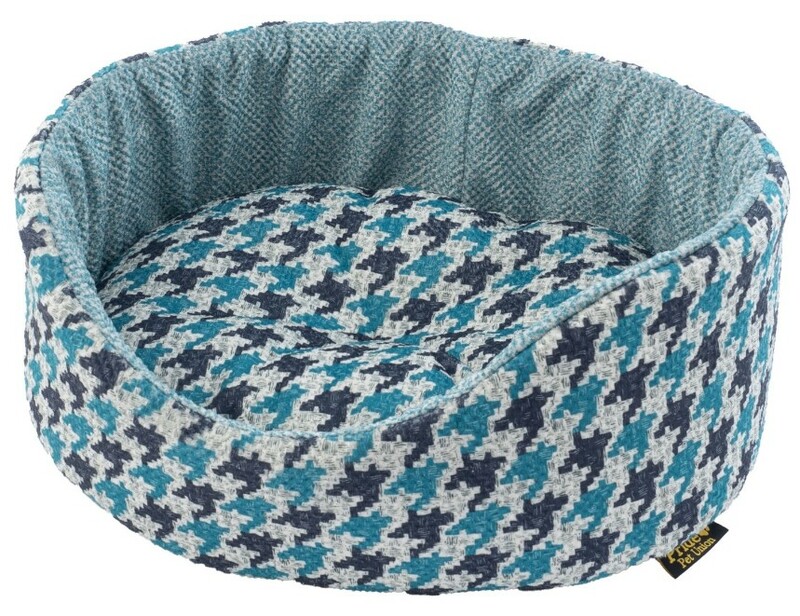 Лежанка Pride Комфорт Гусиная Лапка голубой, Прайд