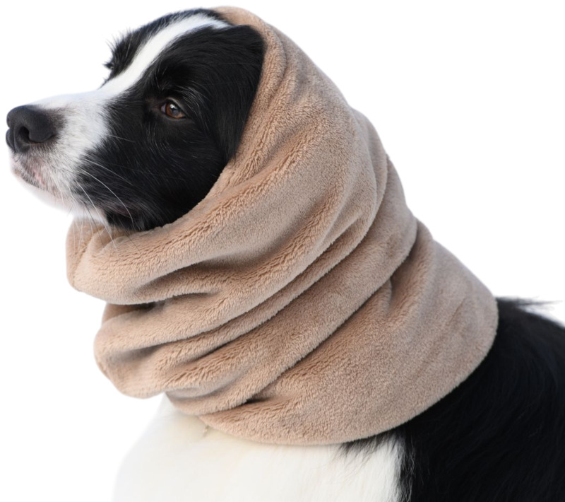 Капор зимний для собак Osso Fashion бежевый, Оссо