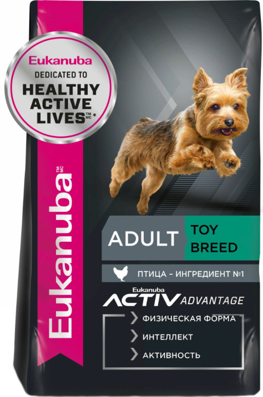 Eukanuba Adult Toy Breed с птицей, Эукануба 