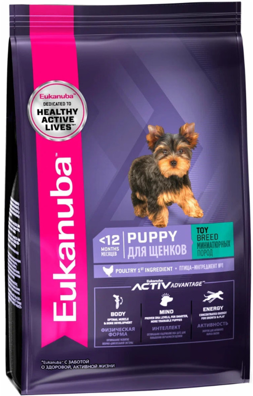 Eukanuba Puppy Toy Breed с птицей, Эукануба 