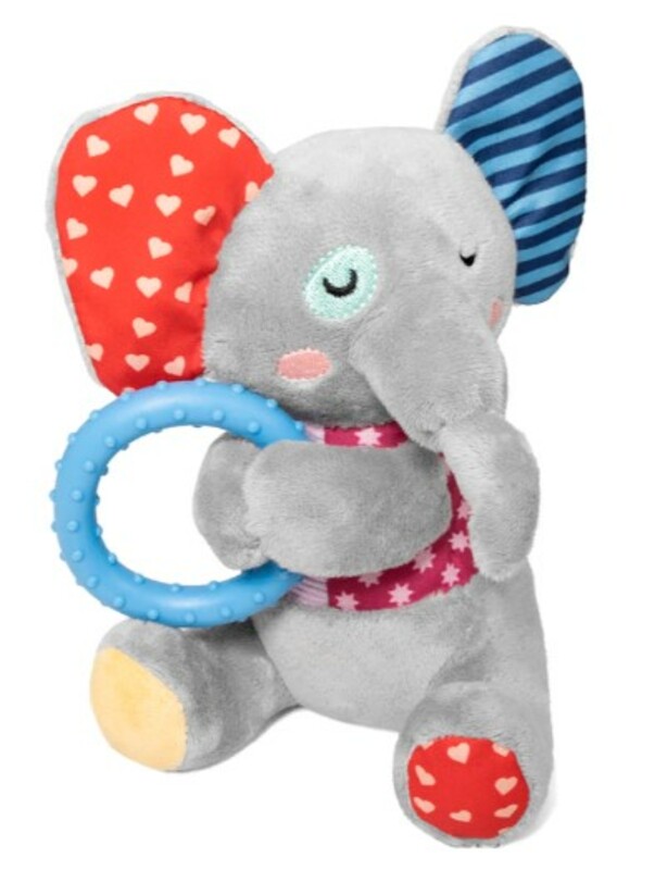 Игрушка GiGwi PLUSH FRIENDZ Слон с кольцом, ГиГви