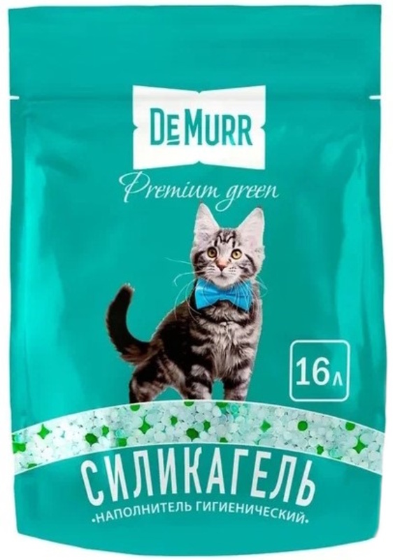 Наполнитель силикагелевый ДеМурр зеленый для кошачьего туалета