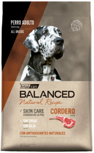 Vitalcan Balanced Dog Adult Natural Recipe Lamb, Виталкан 3 кг