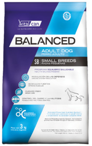 Vitalcan Balanced Dog Adult Small Breed, Виталкан 3 кг