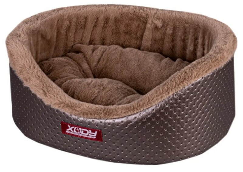 Лежак XODY Премиум Пунто кофе/молоко, Ксоди