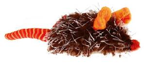 Игрушка GiGwi Мышка интерактивная со звуковым чипом, ГиГви