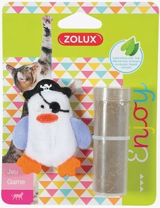 Игрушка Zolux Пингвин-пират с кошачьей мятой, Золюкс
