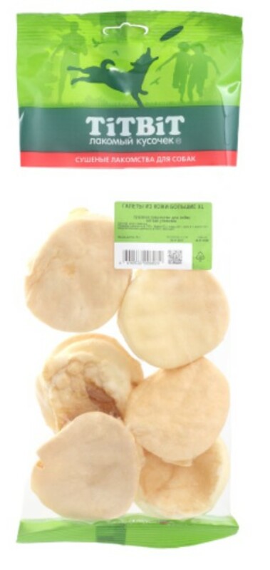 TITBIT Галеты из кожи большие XL, Титбит