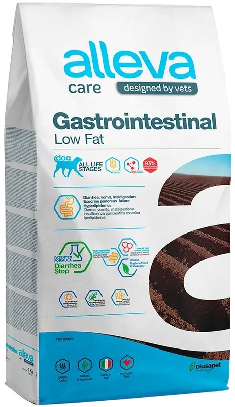 Alleva Care Dog Гастроинтестинал Low Fat, Аллева Кэр