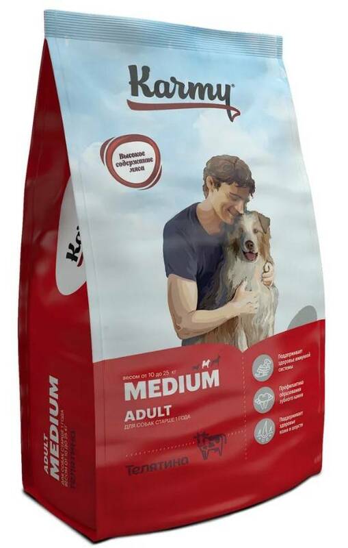 Karmy Medium Adult Телятина, Карми