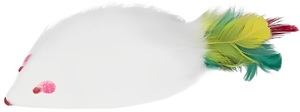 Игрушка Triol Мышь погремушка с пером, Триол 8,5-9 см