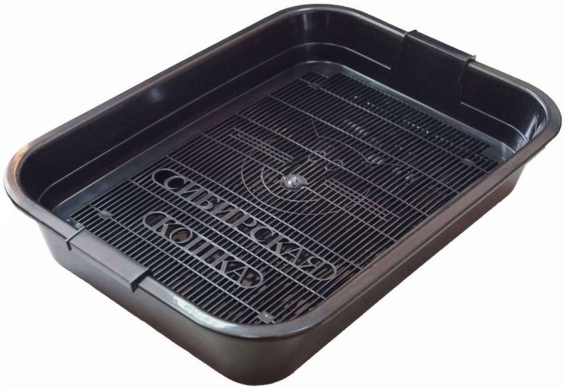 Туалет Сибирская кошка премиум с сеткой высокие ножки