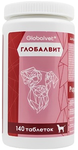 Globalvet Комплекс Puppy, Глобалвет для щенков 70 г 140 таблеток
