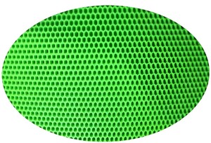 Коврик GoSi Овал под миску или лоток, ГоСи 38*58 см зеленый