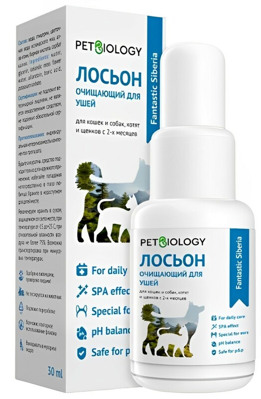 Очищающий лосьон PetBiology для ушей Сибирь, ПетБиолоджи