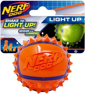 Игрушка Nerf Мяч с шипами светящийся, Нерф 9 см