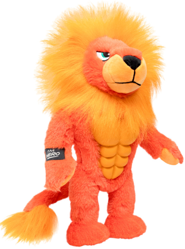Игрушка GiGwi Лев-атлет I'm Hero, ГиГви