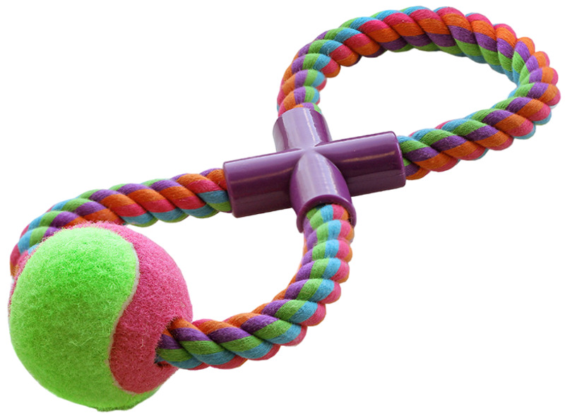 Игрушка Триол Веревка-восьмёрка, мяч