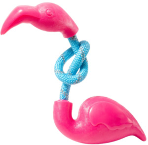 Игрушка Триол Фламинго с веревкой 235/125 мм