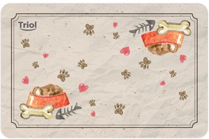 Коврик Триол под миску Косточки