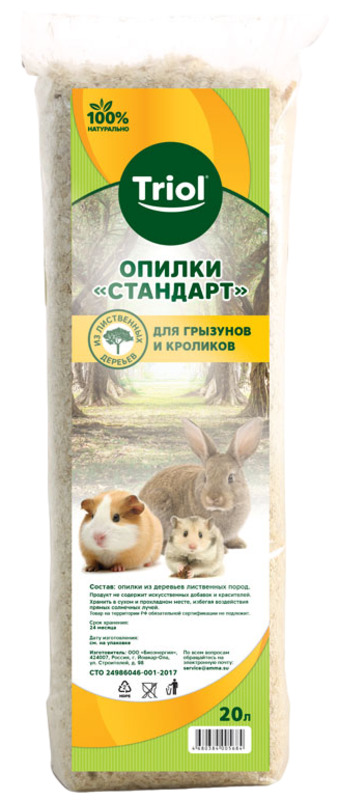 Опилки Триол Стандарт Литл Виладж, Triol
