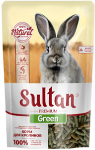 Султан Корм Green для кроликов, Sultan 650 г